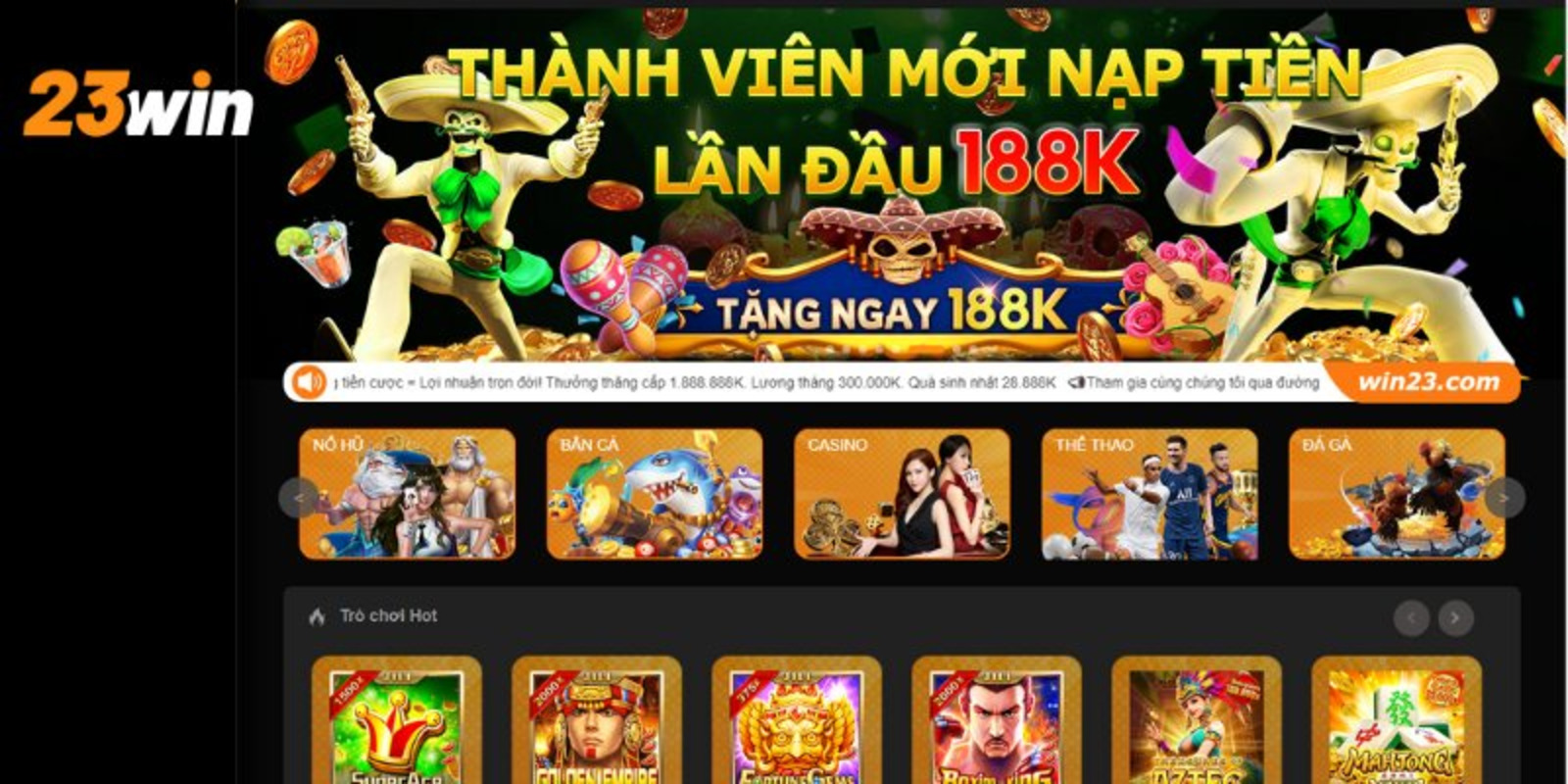 Tải app 23Win để cập nhật liên tục khi có các chương trình ưu đãi